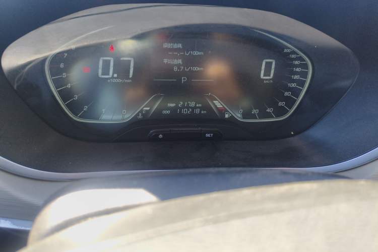 Used Baojun 360 2019 1.5L CVT Elite Version China VI Odometer Close Up