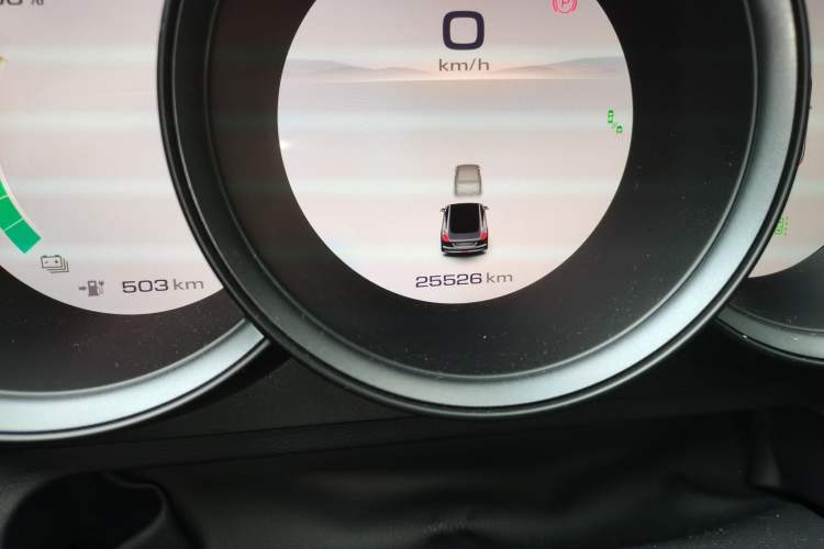 Used ORA Lightning Cat 2024 Dark Night Edition 555km Prestige Version Odometer Close Up