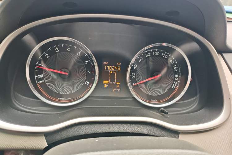 Used Chevrolet Sail 2015 Sail 3 1.3L Manual Ideal Edition Odometer Close Up