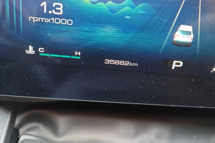 Used Haval DARGO 2021 2.0T DCT Two-Wheel Drive Chinese Mastiff Edition Odometer Close Up