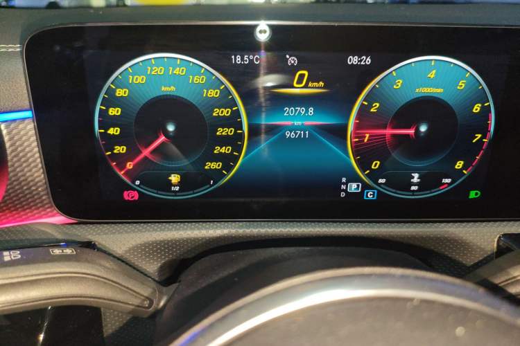 Used Mercedes-Benz A-Class 2022 A 200 L Sport Sedan Dynamic Model Instrument Cluster