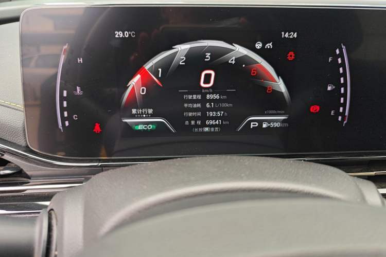 Used GAC Trumpchi EMPOW 2021 270T DCT J15 Version Odometer Close Up