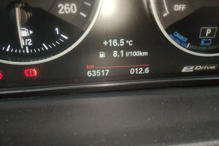 Used BMW X1 New Energy 2018 xDrive25Le Luxury Model Odometer Close Up