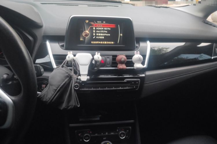 Used BMW 2 Series Active Tourer 2016 218i Sports Design Package Audio And AC Panel