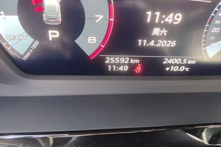 Used Audi A3 2024 Sportback 35 TFSI Fashionable Sports Model Odometer Close Up