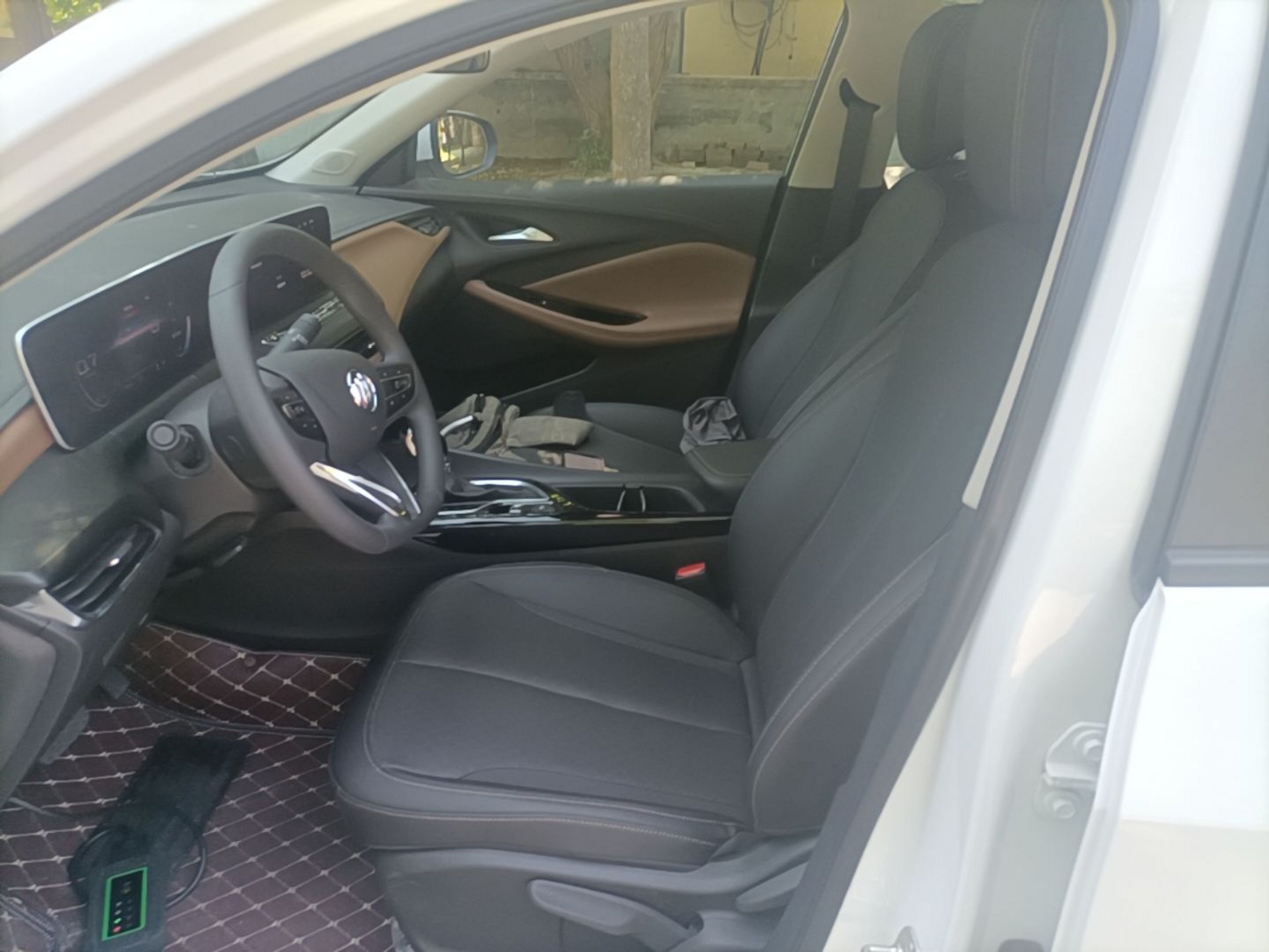 Vordere Reihe im Auto