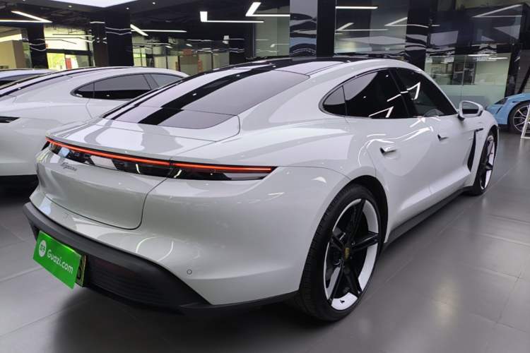 Used Porsche Taycan 2022-Year Updated Taycan Rear Right 45 Deg