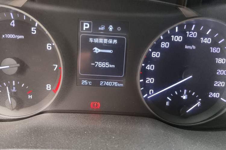 Used Hyundai Elantra (6th Generation / Lingdong) 2016 1.6L Automatic ZhiXuan – Elite Version Odometer Close Up