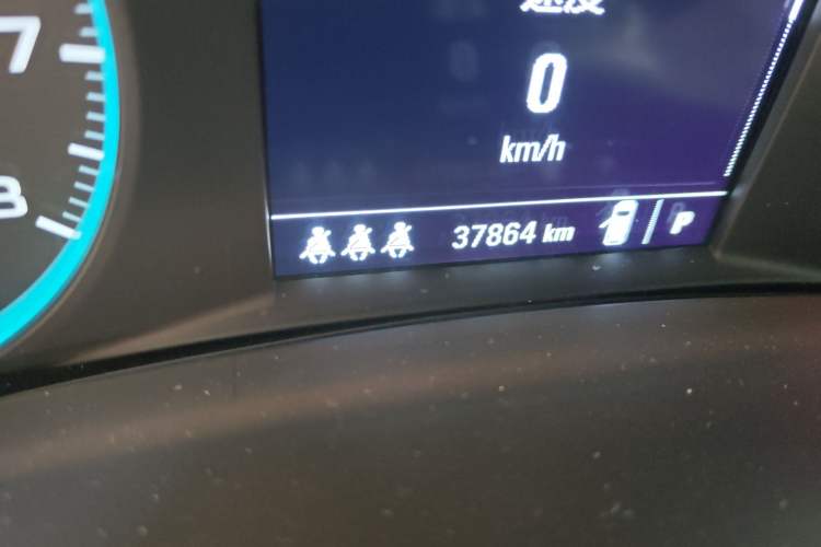 Used Chevrolet Equinox 2022 535T Chijie Edition Odometer Close Up