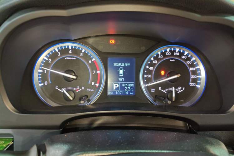 Used Toyota Highlander 2015 2.0T Four-Wheel Drive Luxury Edition 7-Seater Instrument Cluster