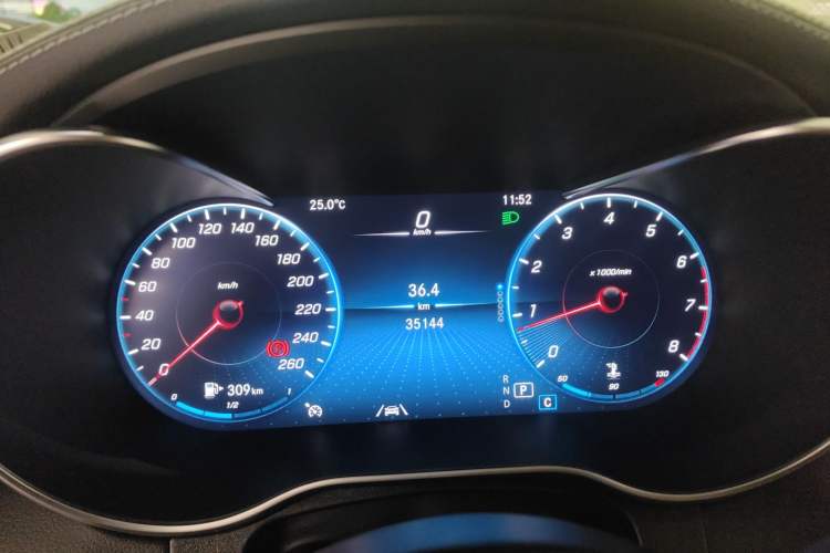 Used Mercedes-Benz GLC Coupe 2021 GLC 300 4MATIC Coupe SUV Instrument Cluster