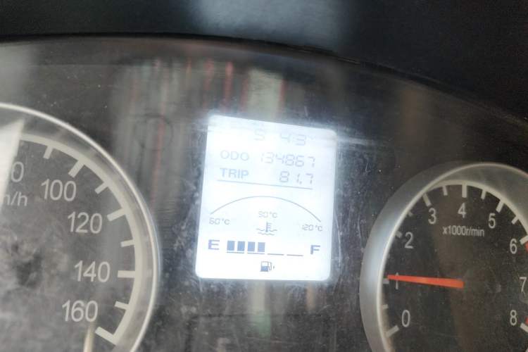 Used Jinbei Hiace X30 2018 1.3L Cargo Van Standard Version DLCG12 Odometer Close Up