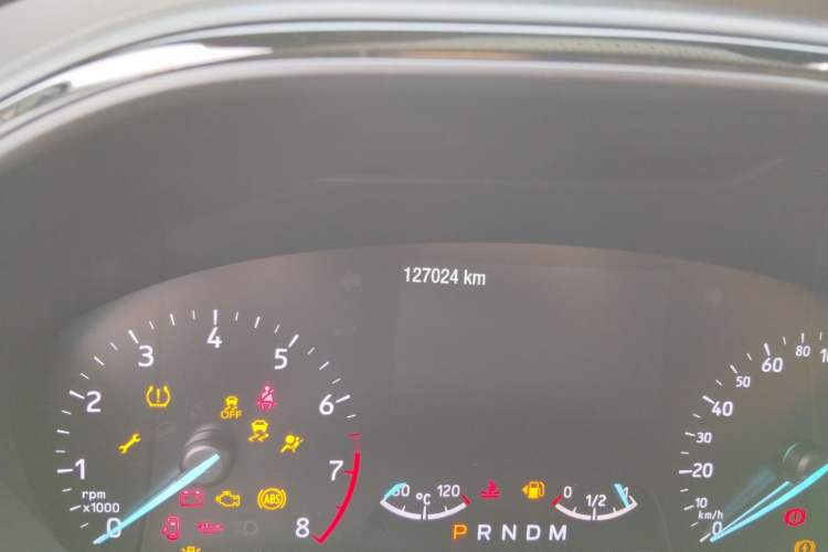 Used Ford Focus 2019 Hatchback EcoBoost 180 Automatic ST Line Odometer Close Up