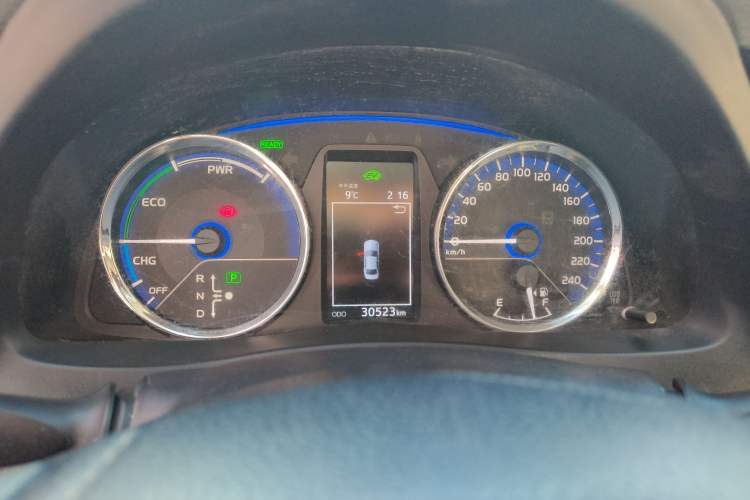 Used Toyota Levin Hybrid E+ 2019 1.8L GS E-CVT Elite Model with Sunroof Instrument Cluster