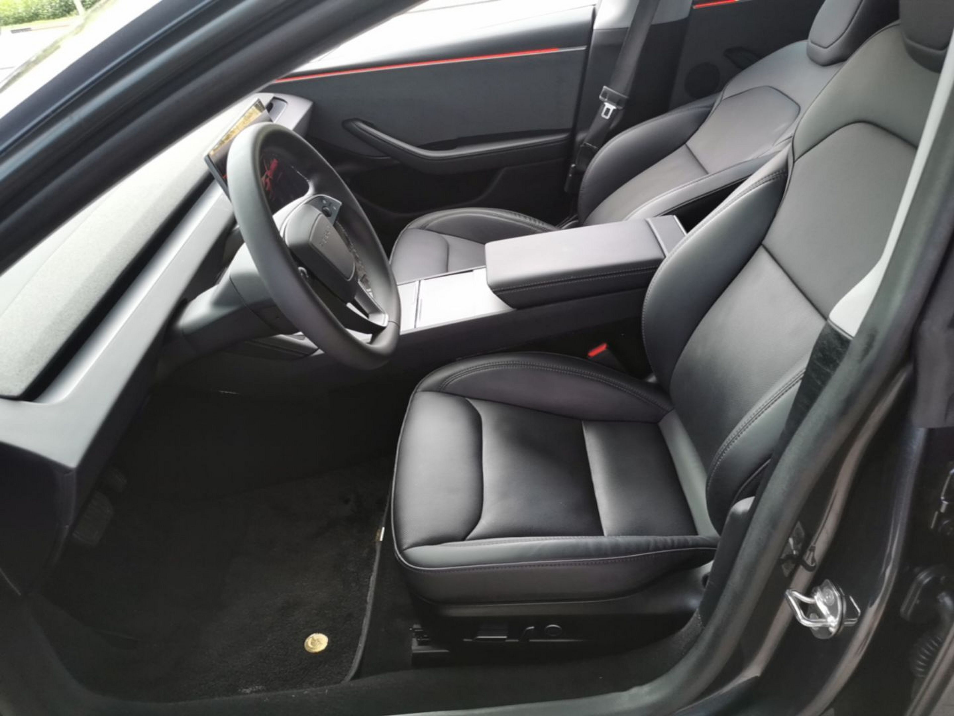 Vordere Reihe im Auto
