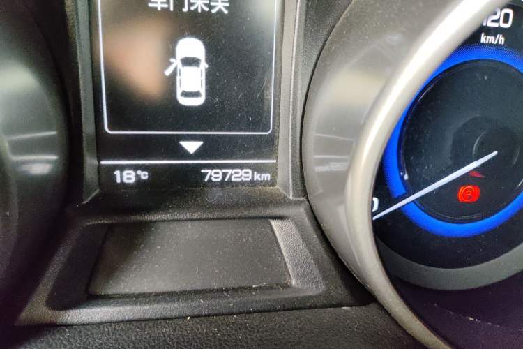 Used CHANGAN CS35 2017 1.6L Automatic Luxury Model Odometer Close Up