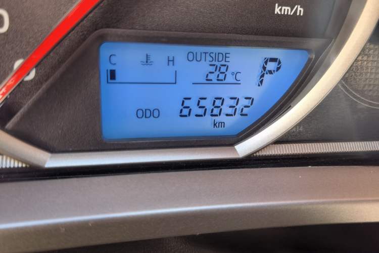 Used Toyota RAV4 2015 2.5L Automatic 4x4 Elite Edition Odometer Close Up