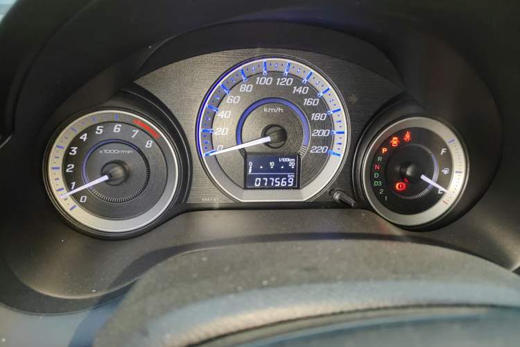 Used Honda City Classic 2014 Style 1.5L Automatic Elite Edition Odometer Close Up