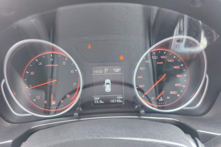 Used Hanteng X7 2018 X7S 1.5T Automatic Luxury Model Instrument Cluster