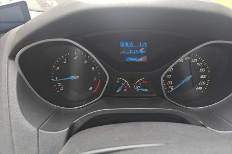 Used Ford Focus 2012 Hatchback 1.6L Automatic Comfort Model Odometer Close Up