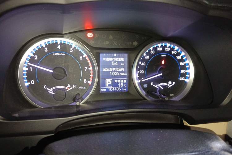 Used Toyota Highlander 2018 2.0T Four-Wheel Drive Elite Edition 7 Seats China V Standard Instrument Cluster