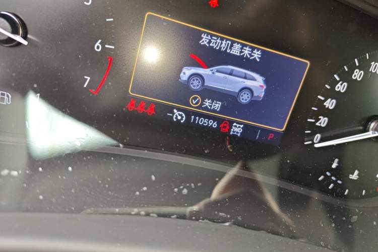 Used Buick Enclave 2020 28T Four-Wheel Drive Prestige Version Odometer Close Up