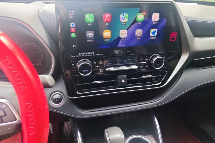 Used Toyota Highlander 2024 2.5L Smart Electric Hybrid Dual-Engine Four-Wheel Drive Prestige Version – 7 Seats Audio And AC Panel