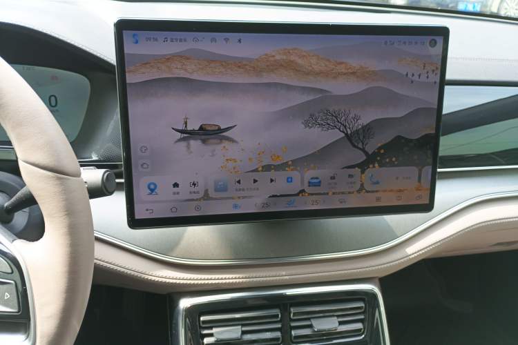 Used BYD Tang New Energy 2024 DM-p Champion Edition 215KM Four-Wheel Drive Deluxe Model Audio And AC Panel