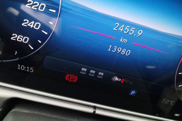 Used Mercedes-Benz C-Class 2025 C 260 L Sport Edition Odometer Close Up