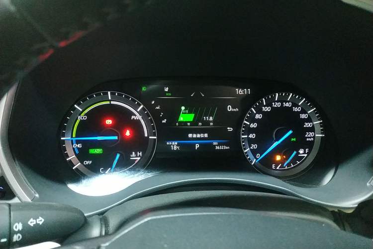 Used Toyota Highlander 2022 Dual-Engine 2.5L Four-Wheel Drive Prestige Version 7 Seats Instrument Cluster