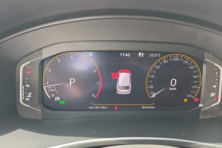 Used Volkswagen Teramont 2020 Revised Version 380TSI Four-Wheel Drive Luxury Edition Instrument Cluster