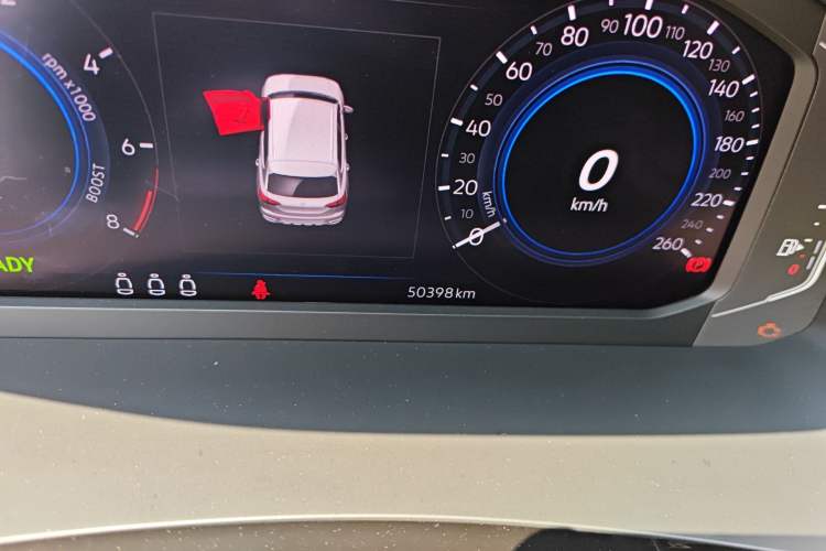 Used Volkswagen Tayron GTE Plug-in Hybrid 2020 1.4T Luxury Model Odometer Close Up