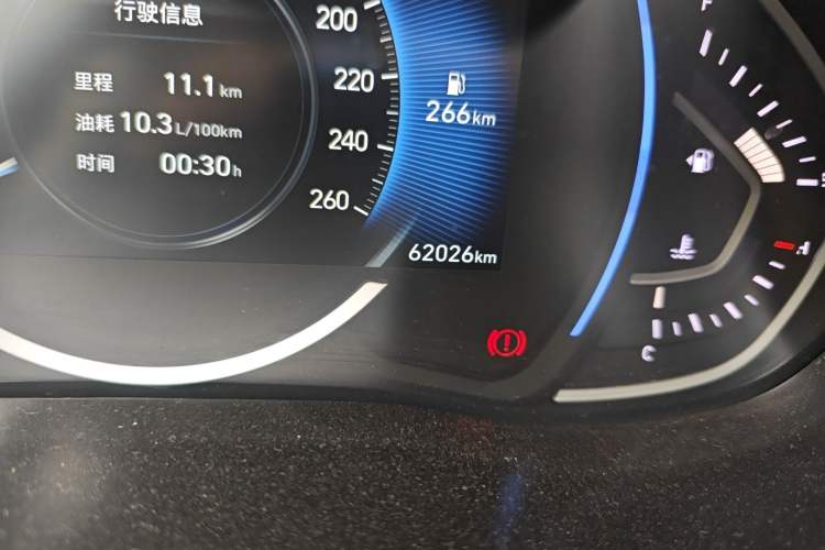 Used Hyundai Lafesta 2019 280TGDi Smart Speed Version China V Standard Odometer Close Up