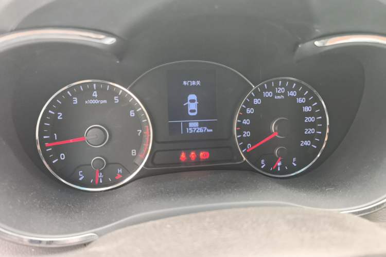 Used Kia K3 2013 1.6L Manual GL Odometer Close Up