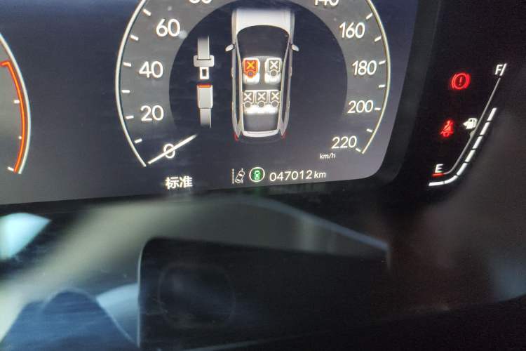 Used Honda Breeze 2023 240TURBO Two-Wheel-Drive Luxury Edition 5 Seats Odometer Close Up