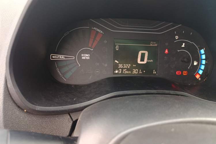 Used Dongfeng NAMMI EX1 2022 Restyled PRO Tiger Glory Deluxe Version Odometer Close Up