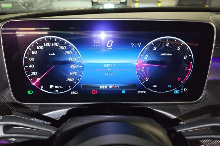 Used Mercedes-Benz C-Class 2024 C 260 L Sport Edition Odometer Close Up