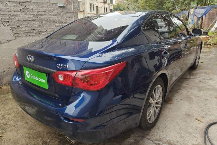 Used Infiniti Q50L 2016 2.0T Enjoyment Edition Rear Right 45 Deg