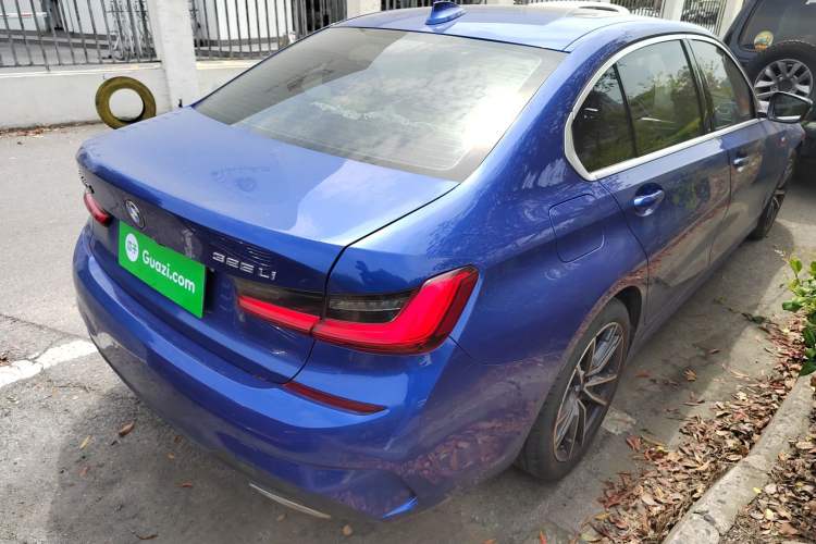 Used BMW 3 Series 2021 325Li M Sport Package Rear Right 45 Deg