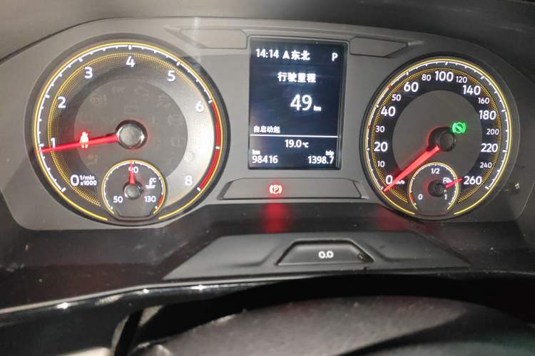 Used Volkswagen Lavida 2019 280TSI DSG Luxury Edition China VI Standard Odometer Close Up