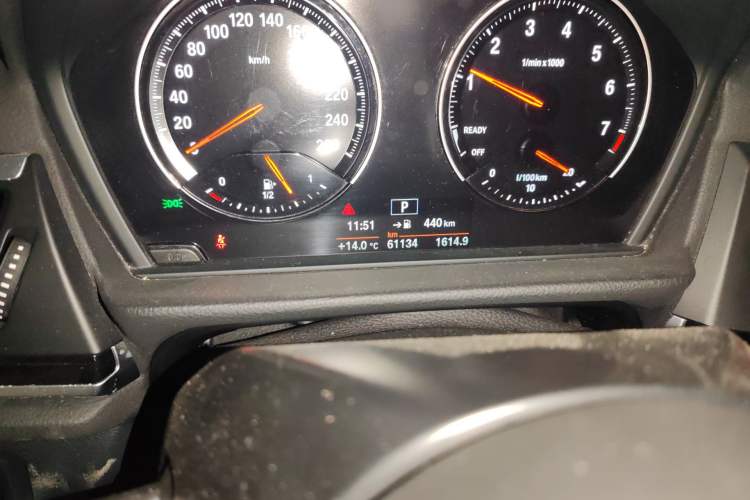 Used BMW 1 Series 2019 118i M Sport Package Odometer Close Up