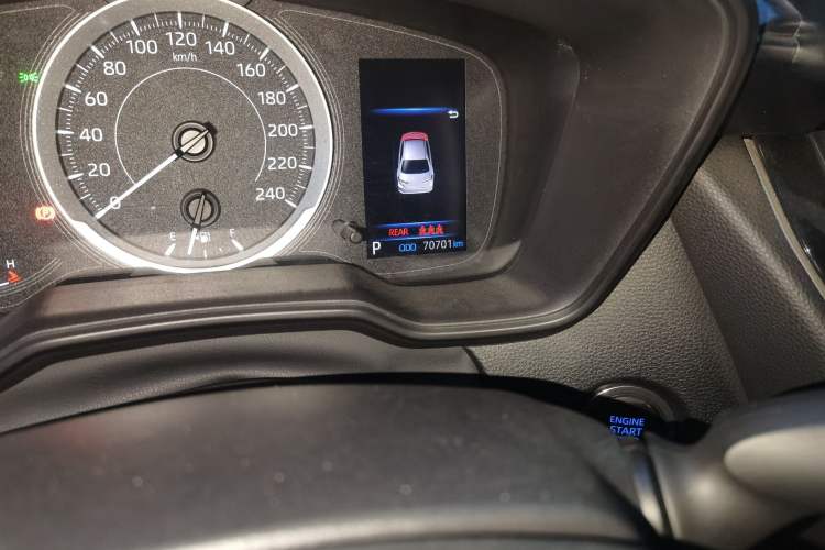 Used Toyota Corolla 2021 1.2T S-CVT Elite Edition Odometer Close Up