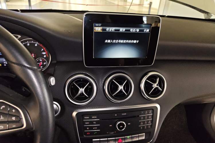 Used Mercedes-Benz A-Class 2017 A 200 Dynamic Edition Audio And AC Panel