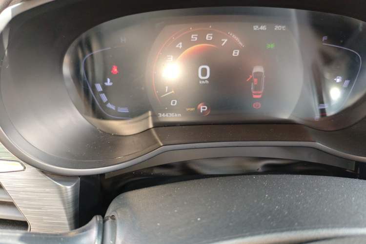 Used Geely Auto Emgrand GS 2020 1.4T CVT Ya Odometer Close Up