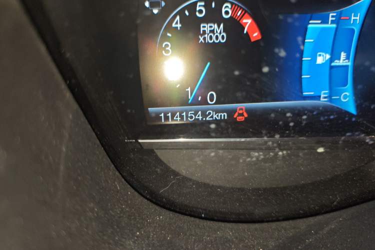 Used Ford Explorer 2017 2.3T Elite Edition Odometer Close Up