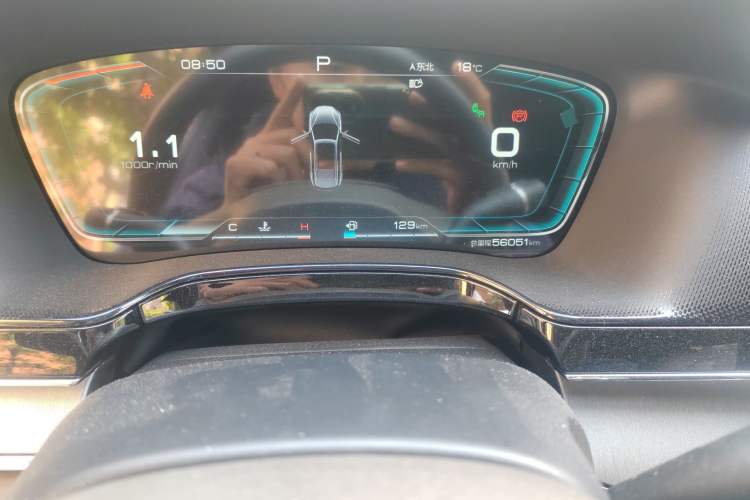 Used BYD Tang 2021 2.0T Automatic Flagship Edition Odometer Close Up