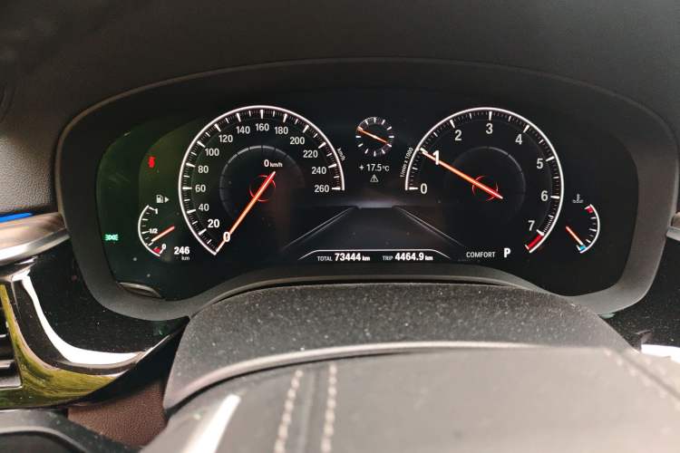 Used BMW 5 Series 2019 Facelifted 530Li Leading Edition Luxury Package Instrument Cluster