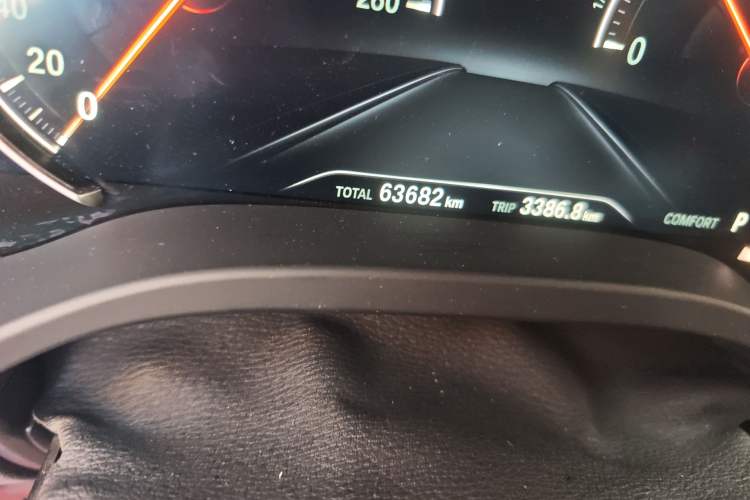 Used BMW X3 2018 xDrive28i Luxury Package China VI Emission Standard Odometer Close Up