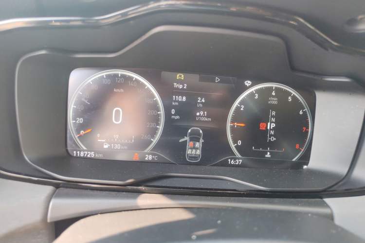 Used Lynk & Co 02 2018 1.5T DCT Two-Wheel Drive Pro Version China V Emission Standard Instrument Cluster