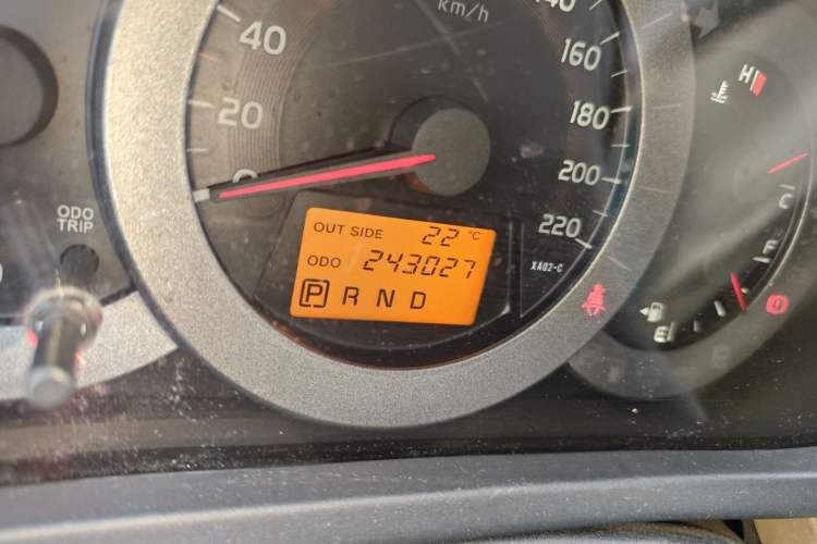 Used Toyota RAV4 2011 2.0L Automatic Classic Edition Odometer Close Up